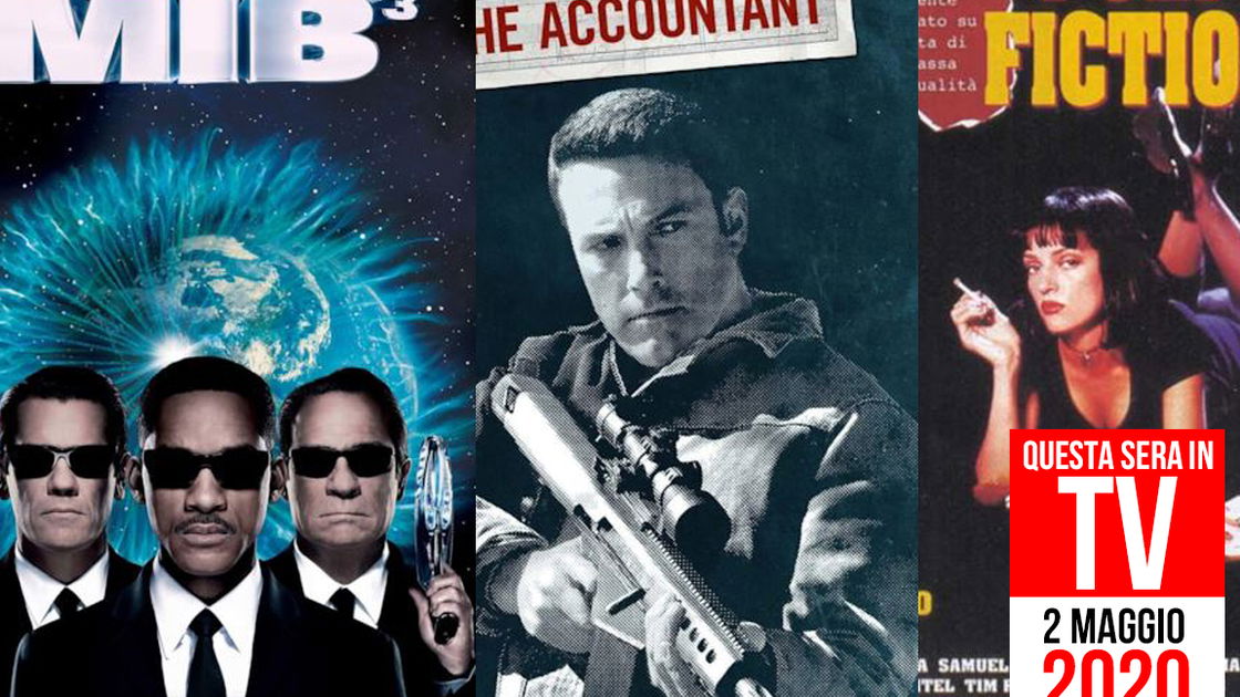 Copertina di Film stasera in TV: Pulp Fiction e Men in Black 3 nella serata del 2 maggio