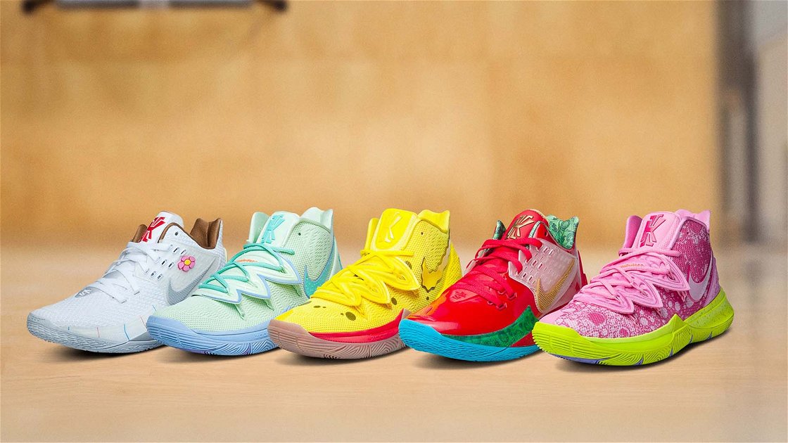 Copertina di Nike presenta 5 sneakers ispirate ai personaggi di Spongebob