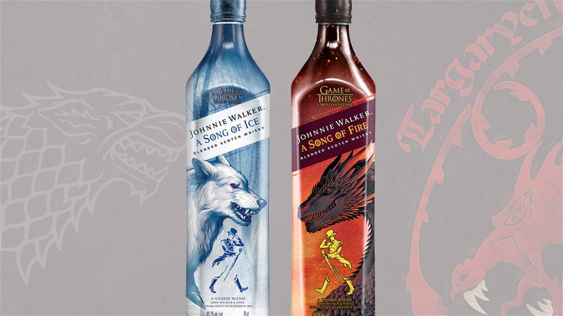 Copertina di Arrivano le bottiglie di whisky di Game of Thrones con realtà aumentata