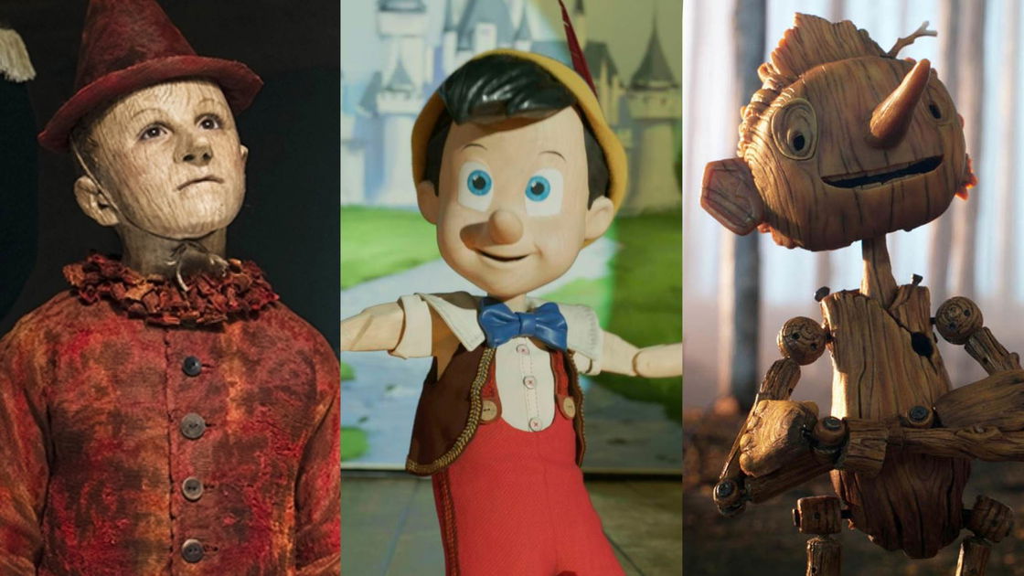Cover of The story of Pinocchio between cinema and TV series from 1911 to today