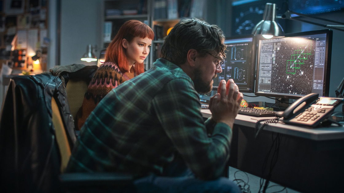 Copertina di Don't Look Up: il finale del film spiegato da Leonardo DiCaprio e Jennifer Lawrence
