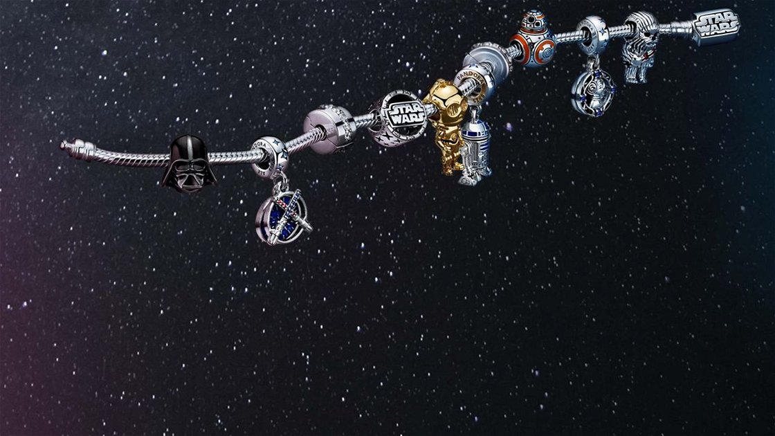 Copertina di Star Wars x Pandora: la collezione a tema Guerre Stellari è meravigliosa