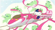 Copertina di Il treno di Hello Kitty è estremamente... rosa