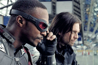 Copertina di Super Bowl, Falcon e Bucky condividono lo scudo del Cap nello spot di The Falcon and The Winter Soldier