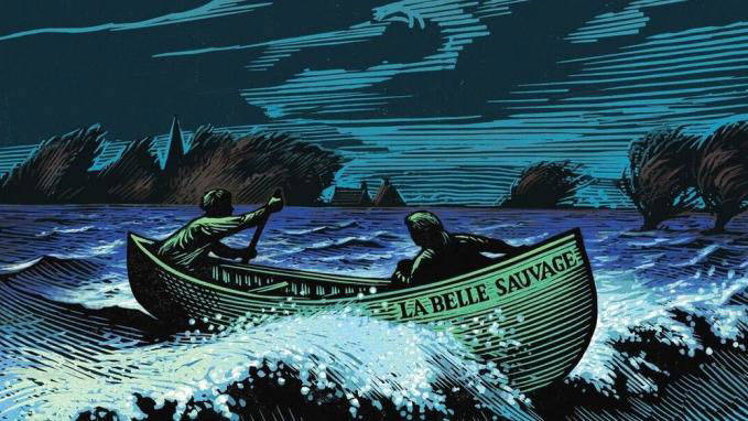 Copertina di Il Libro della Polvere di Philip Pullman, in uscita in Italia ad ottobre
