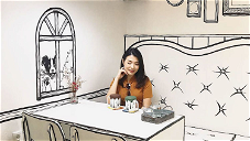 Cover of The Korean café that transports you inside a comic