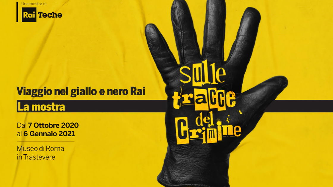 Copertina di Sulle tracce del crimine: a Roma, la mostra dei gialli Rai, da Schiavone a Montalbano