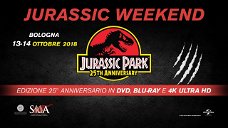 Copertina di 25 anni di Jurassic Park: la mostra al Museo Giovanni Capellini di Bologna il 13 e 14 ottobre