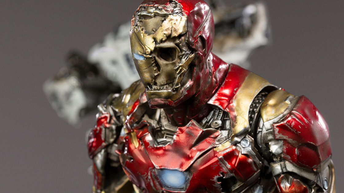 Copertina di Iron Man zombie di Spider-Man: Far From Home diventa una statua per collezionisti