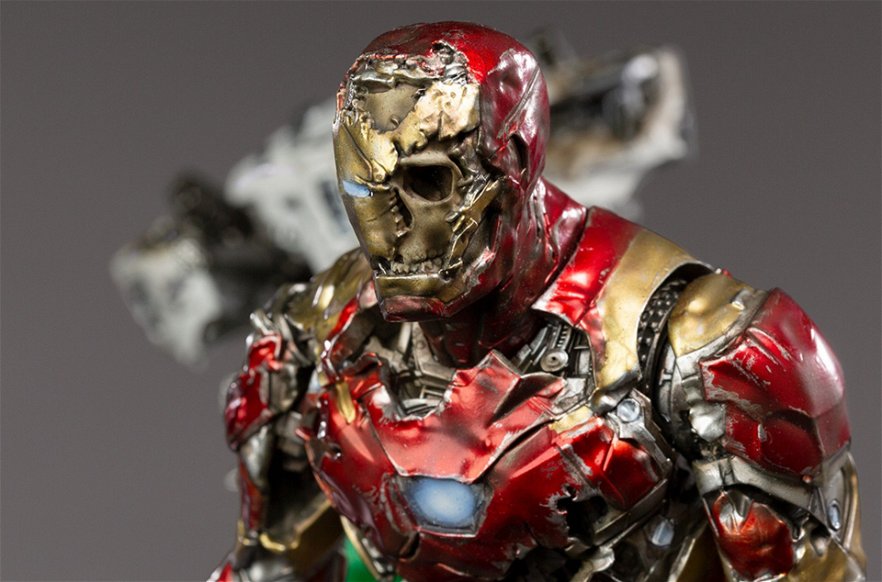 Copertina di Iron Man zombie di Spider-Man: Far From Home diventa una statua per collezionisti