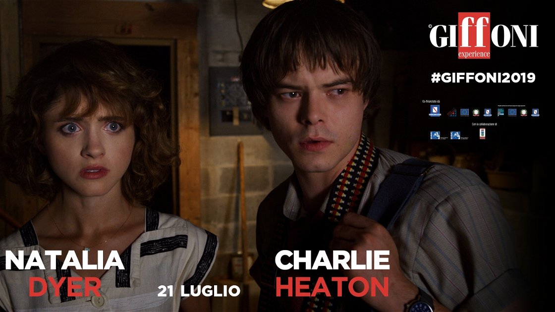Copertina di Giffoni Film Festival: Natalia Dyer e Charlie Heaton ospiti il 21 luglio