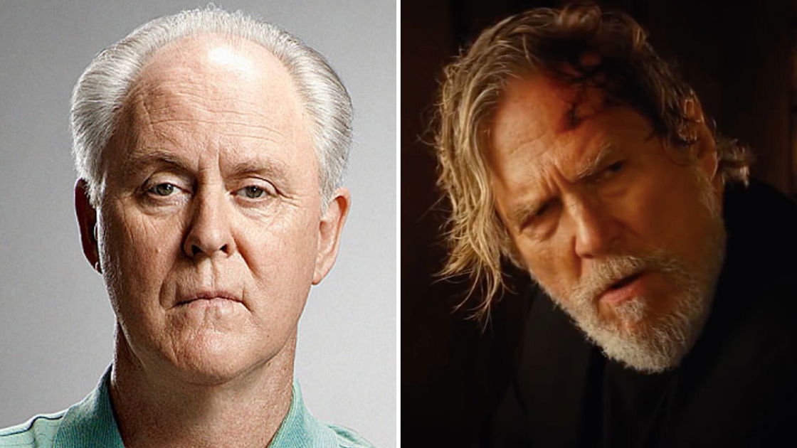 Copertina di The Old Man, John Lithgow con Jeff Bridges nella serie diretta da Jon Watts