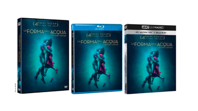 Copertina di La Forma dell’Acqua - The Shape of Water arriva in DVD, Blu-ray e 4K il 27 giugno