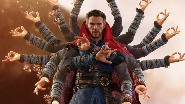 Copertina di L'action figure di Doctor Strange in Avengers: Infinity War è da urlo