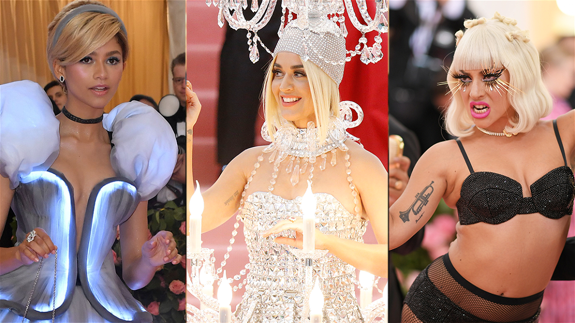 Copertina di Katy Perry lampadario, Zendaya Cenerentola e i look più eccentrici del Met Gala 2019