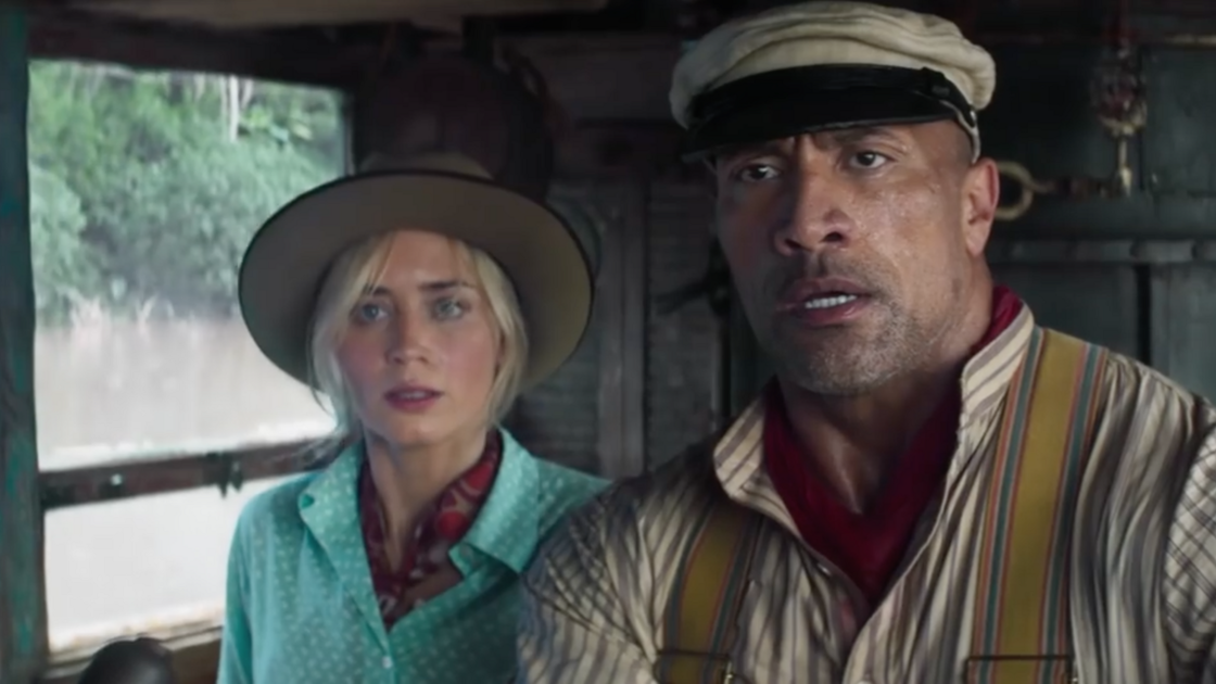Copertina di Jungle Cruise: il divertente battibecco tra Emily Blunt e The Rock per i poster