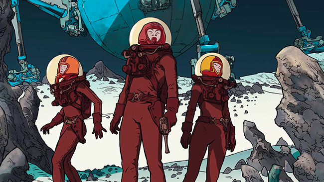 Copertina di The Shadow Planet, il terrore in stile retrò che omaggia Lovecraft