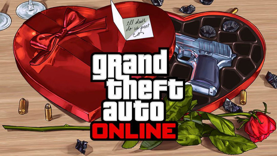 Copertina di Grand Theft Auto Online festeggia San Valentino: l'amore è criminale!
