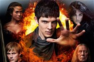 Copertina di Merlin, il cast della serie britannica con protagonista Colin Morgan