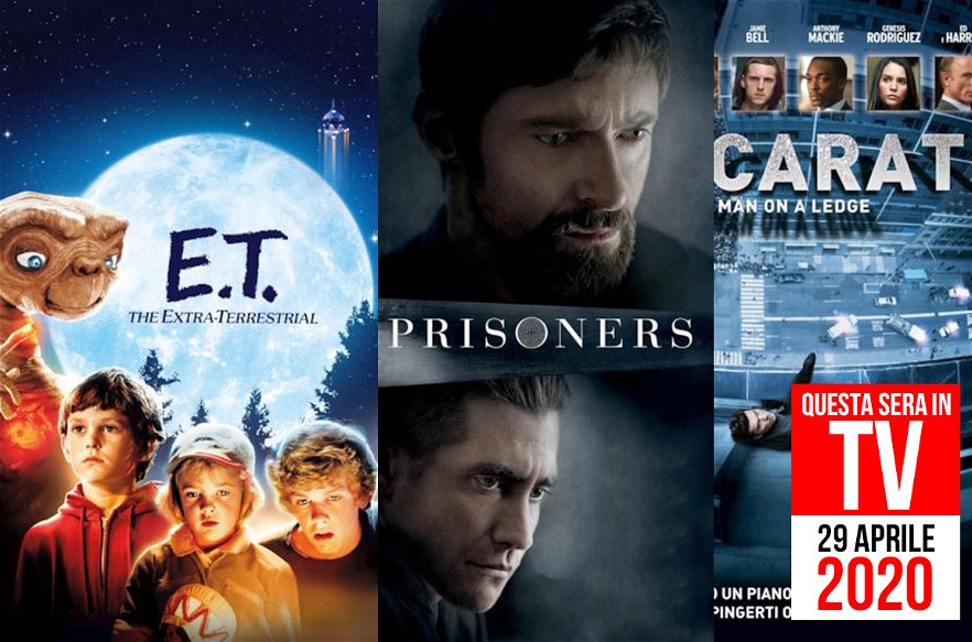 Copertina di Film stasera in TV: Prisoners, E.T. e non solo il 29 aprile 2020
