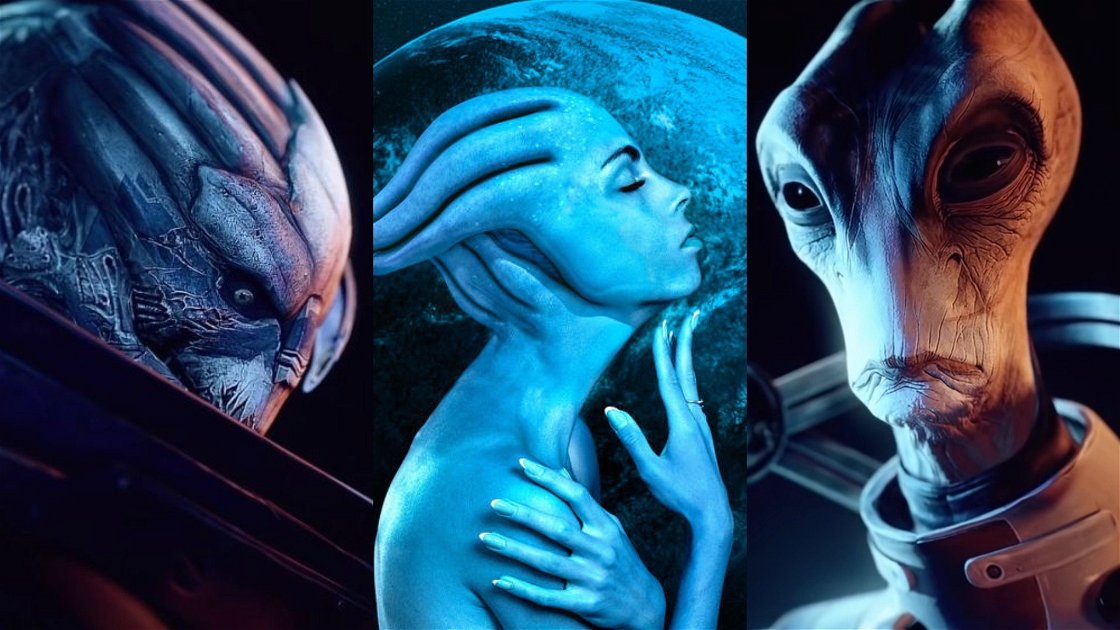 Copertina di Mass Effect Legendary Edition, guida alle razze della trilogia BioWare