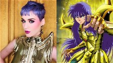 Copertina di Katy Perry ha completato la trasformazione in Cavaliere dello Zodiaco
