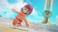 Copertina di Mario senza maglietta sul canale Nintendo: e internet si scatena