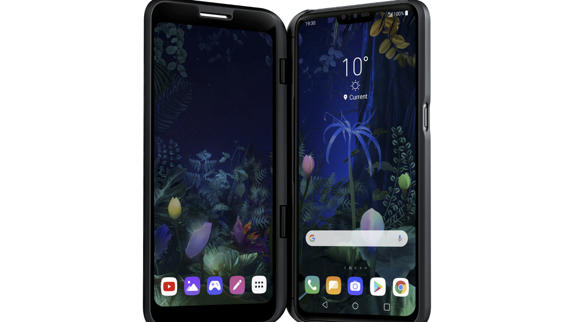 Copertina di LG V50 ThinQ, lo smartphone con doppio schermo e supporto al 5G