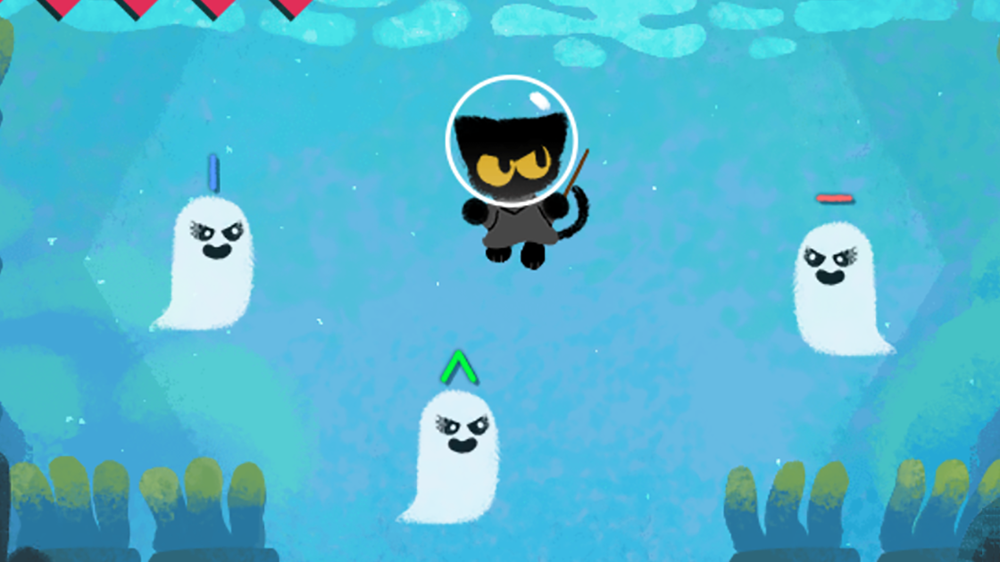 Copertina di Halloween 2020: il doodle di Google è un mini-gioco con magie e fantasmi