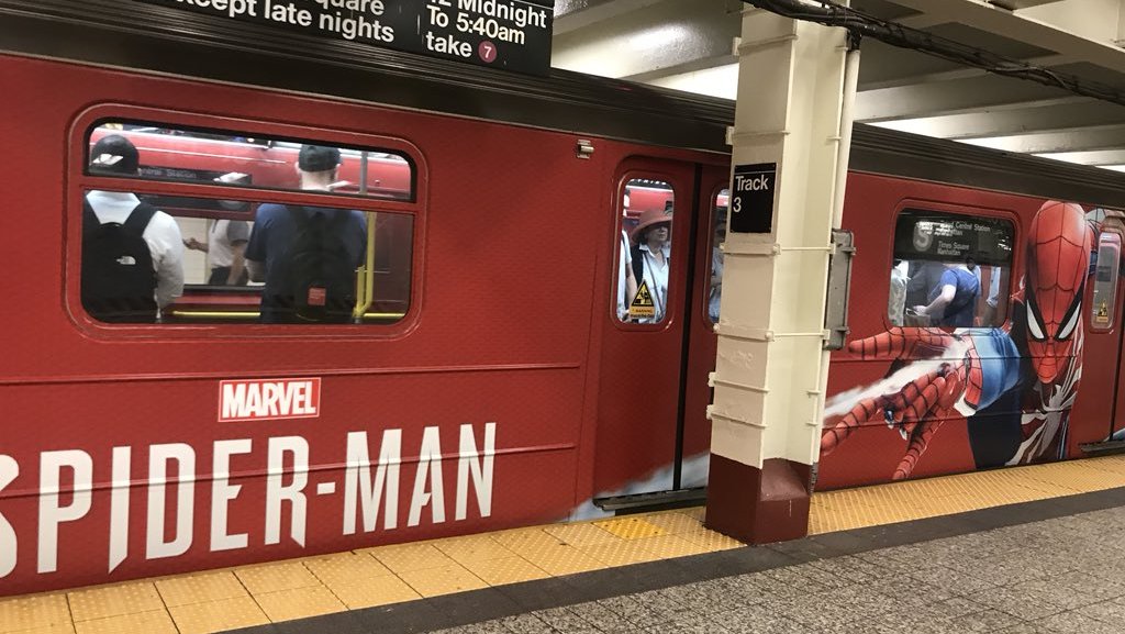 Copertina di Spider-Man: a New York c'è il treno dedicato, in vista del videogioco