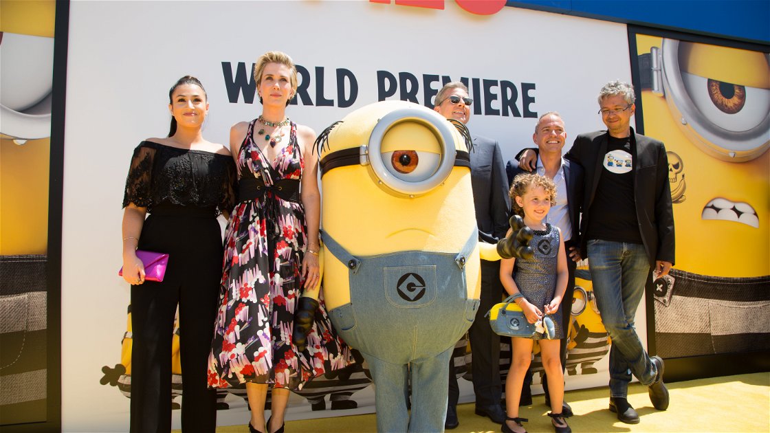 Cover of At the Court of Minions: the photos from the premiere of Despicable Me 3 in LA