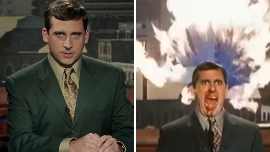 Copertina di Steve Carrell andò in fiamme per Una settimana da Dio: i retroscena della scena del giornalista impazzito