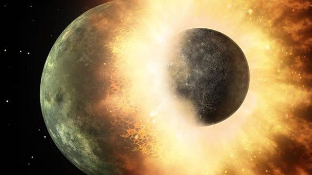 Copertina di La vita sulla Terra c'è grazie a una collisione con un altro pianeta?