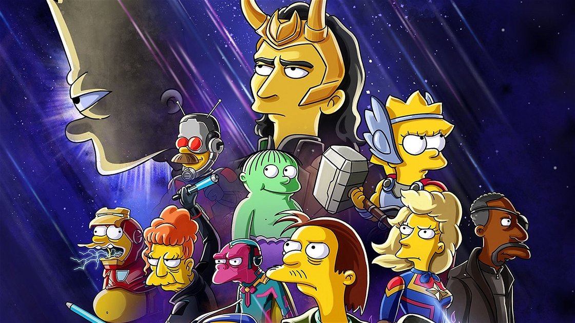 Copertina di Loki conquista anche i Simpson: arriva un episodio speciale dedicato a Marvel