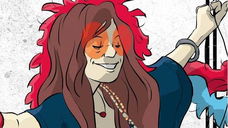 Copertina di Il graffio rock di Janis Joplin nel fumetto di Giulia Argnani