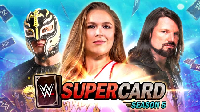 Copertina di WWE Supercard, disponibile la stagione 5 del mobile card game sul wrestling