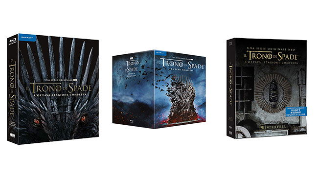 Copertina di Game of Thrones 8 e i cofanetti con tutte le stagioni arrivano a dicembre in Home Video