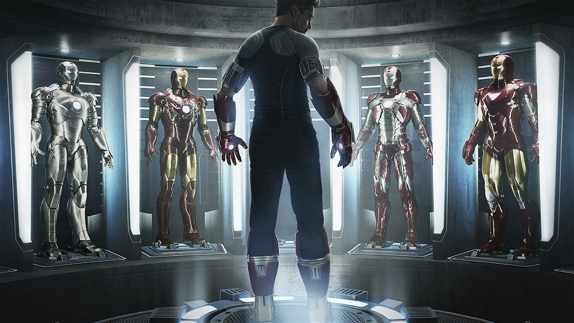 Copertina di Iron Man 3, concept art mostrano l'armatura subacquea