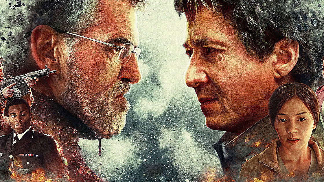 Copertina di The Foreigner, trama e cast del film con Jackie Chan e Pierce Brosnan