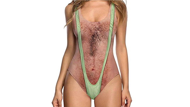Copertina di Il costume da bagno Borat in versione femminile è in vendita online