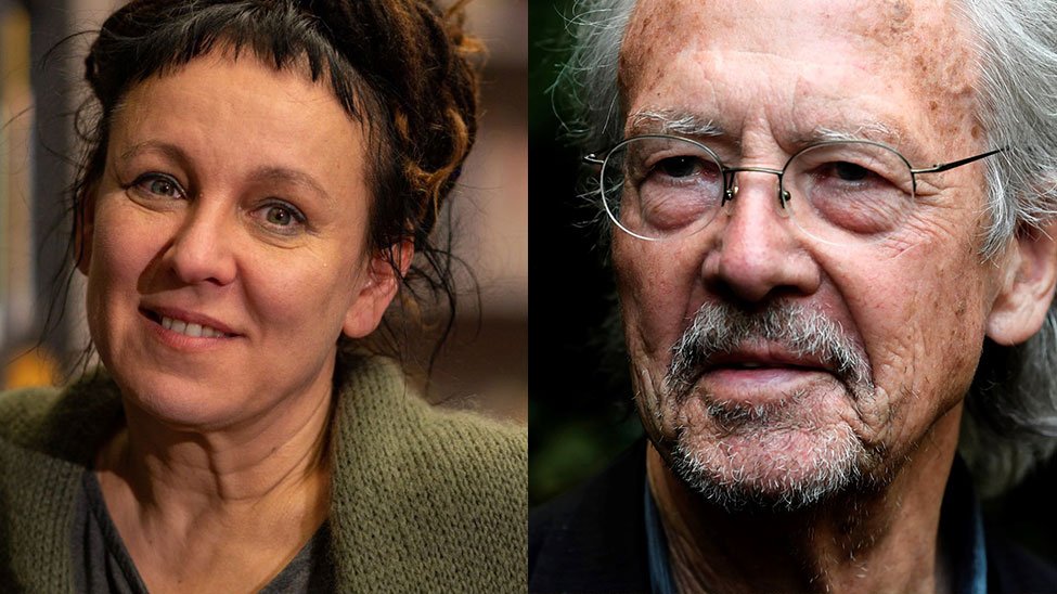 Copertina di Chi sono Olga Tokarczuk e Peter Handke, i due nuovi vincitori del Nobel alla letteratura
