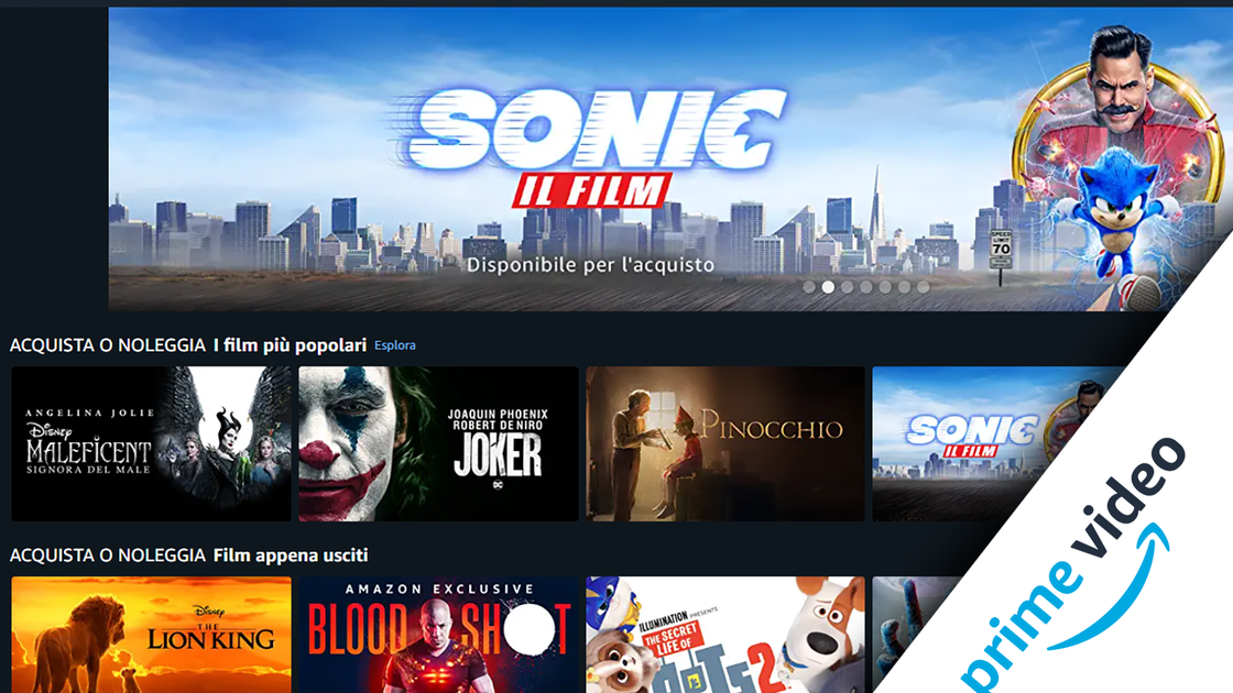 Copertina di Amazon Prime Video Store sbarca in Italia: ecco come noleggiare o acquistare film