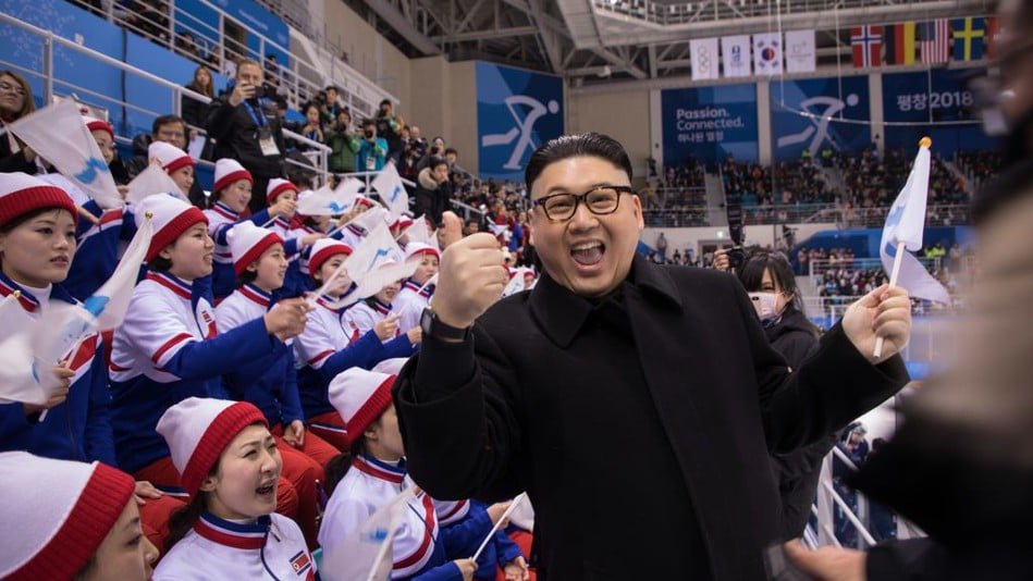 Copertina di Il sosia di Kim Jong-un incontra il pubblico delle Olimpiadi invernali: non finisce bene
