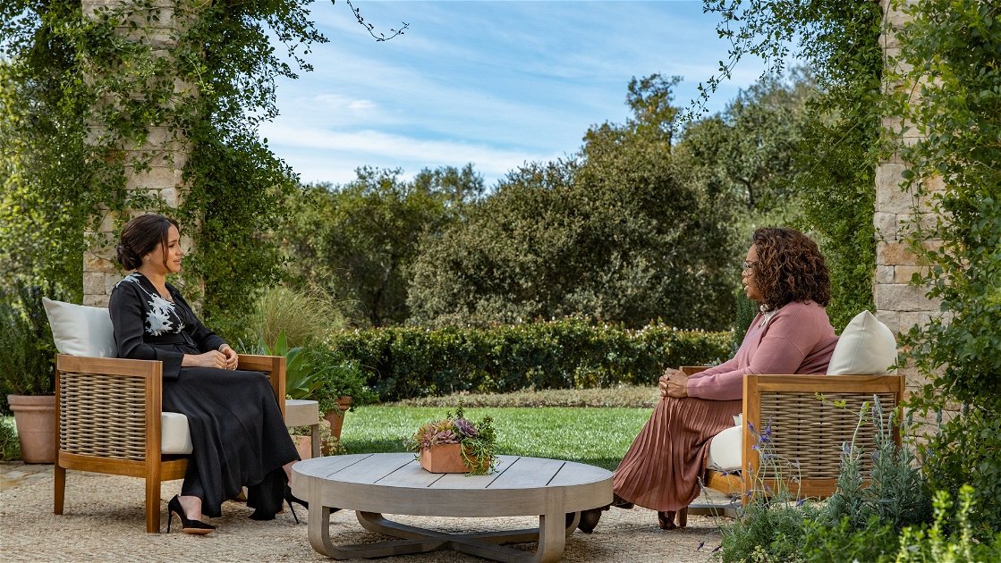 Copertina di Ecco la programmazione italiana dell'intervista di Oprah Winfrey a Meghan e Harry