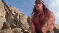 Cover by Schwarzenegger compares democracy to the sword of Conan the Barbarian