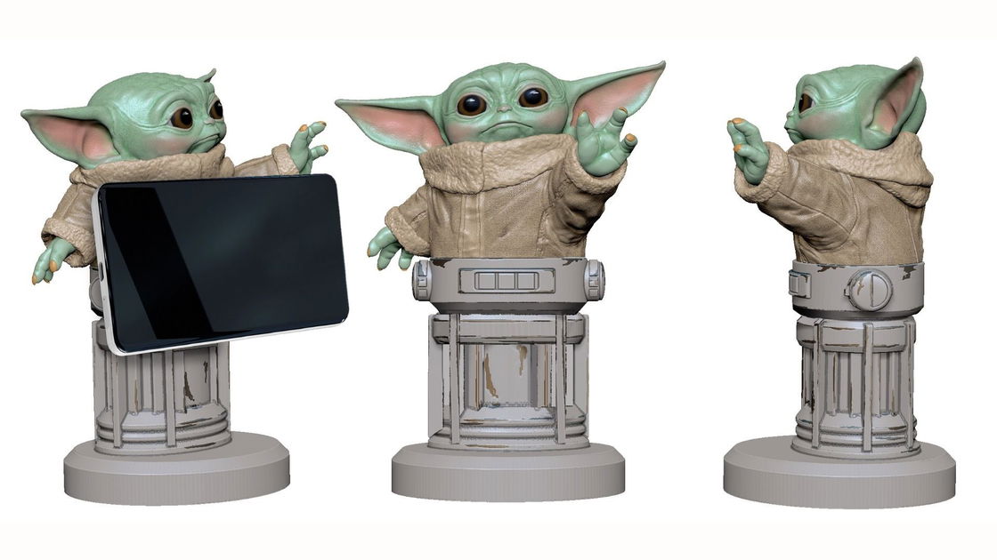 Copertina di Il porta telefono di Baby Yoda di cui vi innamorerete all'istante