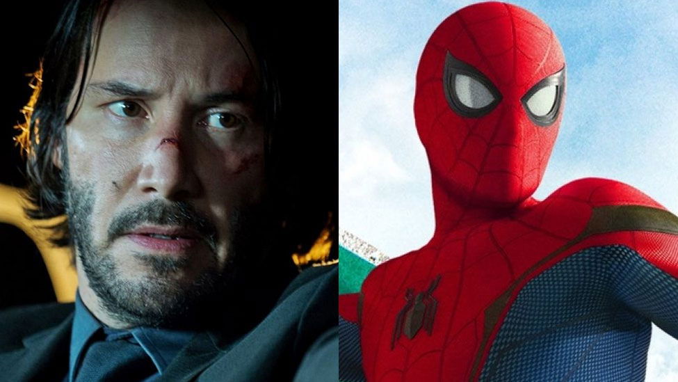 Copertina di Da Londra, il logo di John Wick 3 e il primo poster di Spider-Man: Far From Home