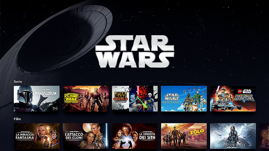 Copertina di Star Wars, tutti i film e le serie TV in catalogo su Disney+