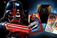 A The Star Wars exkluzív gyűjthető kártyák borítója a LEGO oldalon