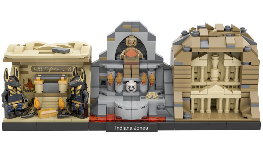 Copertina di La trilogia di Indiana Jones ha raggiunto i 10mila sostenitori su LEGO Ideas